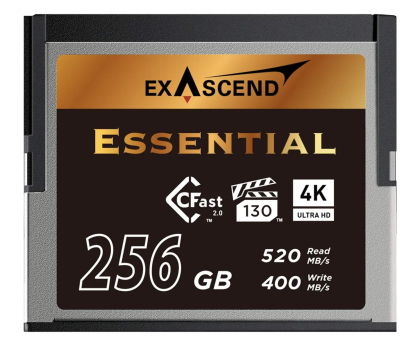 Karta pamięci CFast ExAscend 256GB Essential CFast 2.0